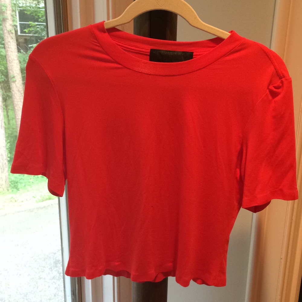Red Crop Top Kendall and Kylie